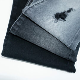 ZZ0240 Высококачественная эластичная джинсовая ткань из хлопка США плотностью 9,9 унции BCI