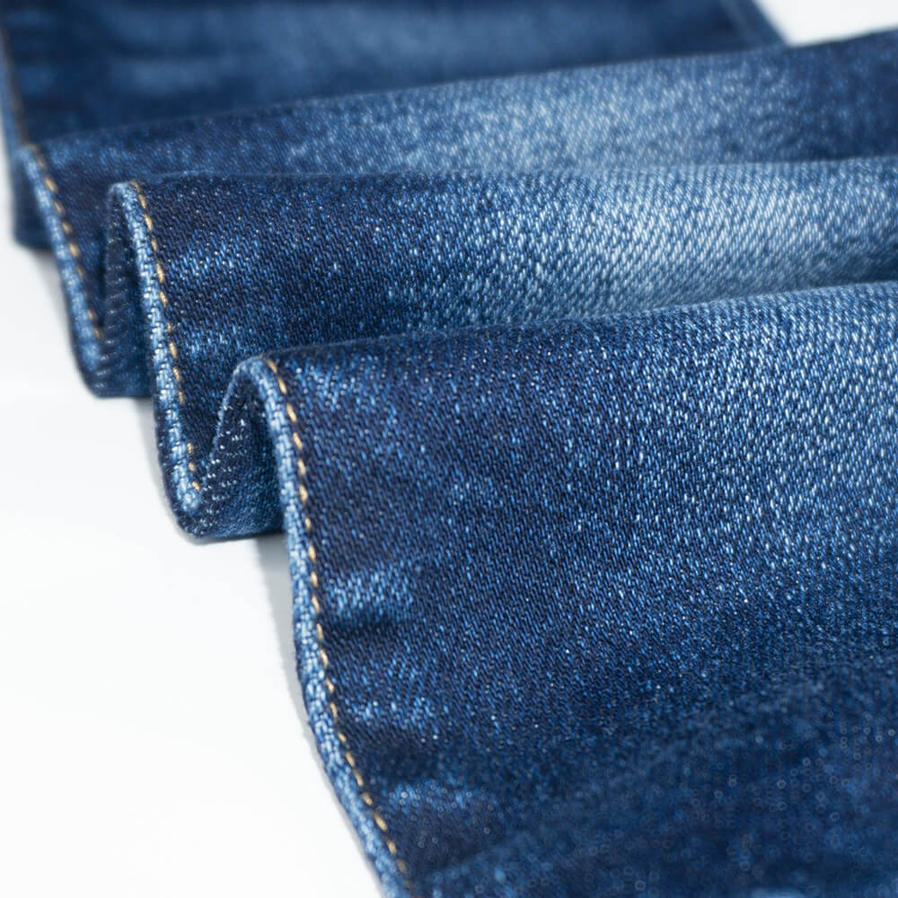 Washed Cotton Denim Fabric for Jeans 12oz - China Cotton Denim