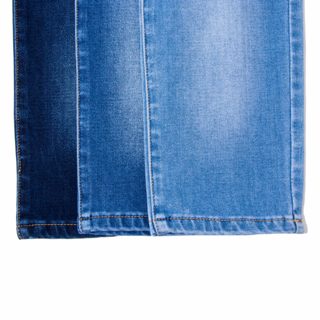 ZZ0139 4 way Stretch Denim Fabric BCI US Cotton Volcanic Fiber Jeans Fabric - 2