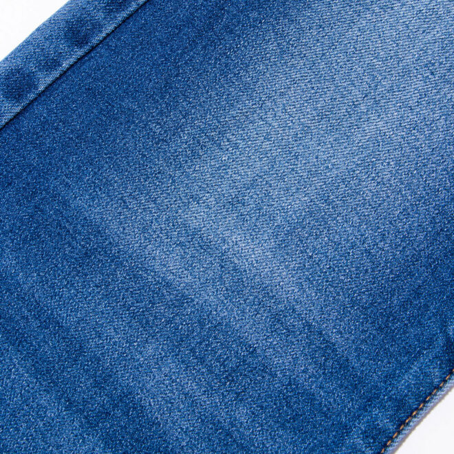 ZZ0139 4 way Stretch Denim Fabric BCI US Cotton Volcanic Fiber Jeans Fabric - 3