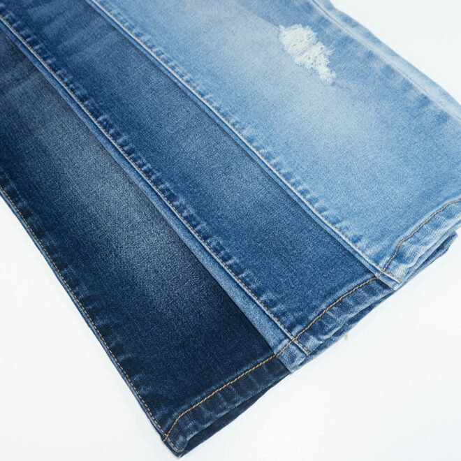 ZZ0149 High Quality 31 Right Twill Denim Fabric Good Stretch Recovery - 2