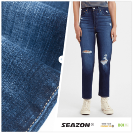 ZZ0759 Новый модный стиль из сломанной саржи с подходящей мягкой джинсовой хлопчатобумажной джинсовой тканью