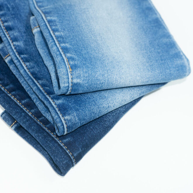 ZZ1415 C75% P23% SP2% Super Stretch Cotton Jeans Denim Fabric for Trousers - 3