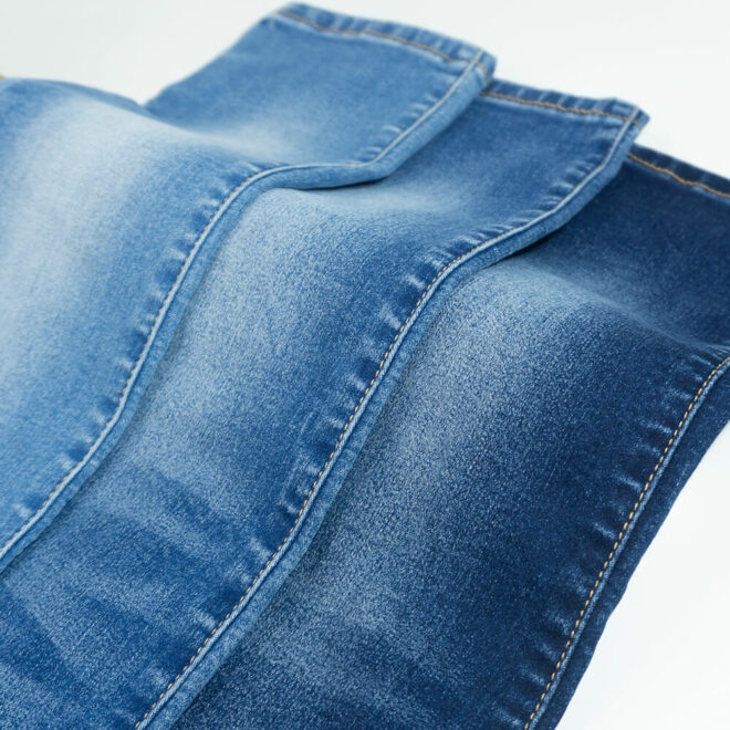 ZZ1415 C75% P23% SP2% Super Stretch Cotton Jeans Denim Fabric for Trousers - 5