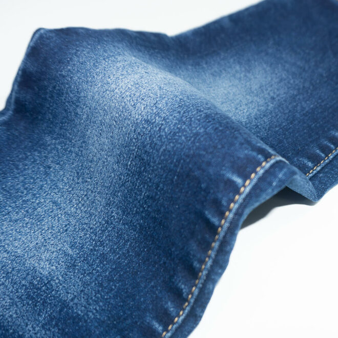 ZZ1415 C75% P23% SP2% Super Stretch Cotton Jeans Denim Fabric for Trousers - 7