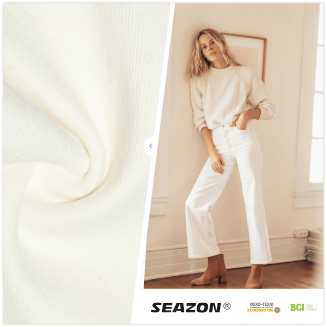 DC4087PDA 10.8oz 94% Cotton PFD Denim Fabric For Women Skinny Jeans-9