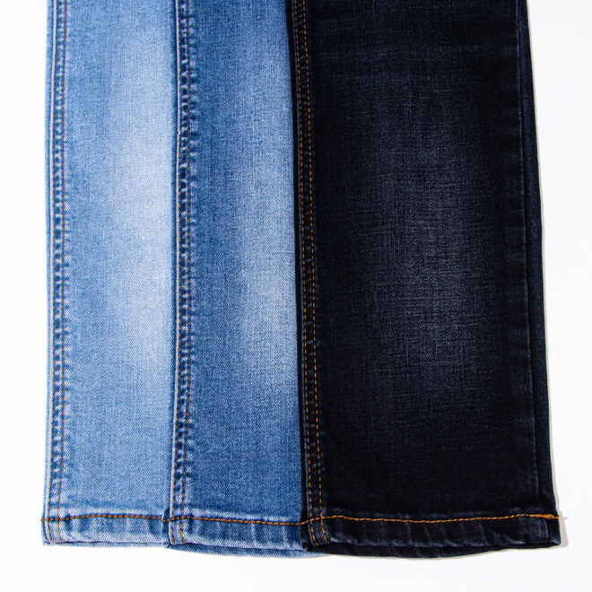 DG2052CBR-1 Sustainable Jeans Fabric GRS Certificated Recycle Cotton Denim Fabric 9.8 oz-2