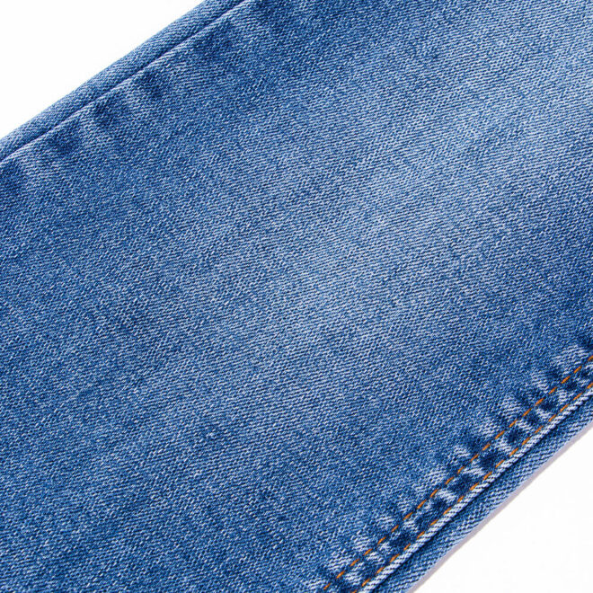 DG2052CBR-1 Sustainable Jeans Fabric GRS Certificated Recycle Cotton Denim Fabric 9.8 oz-3
