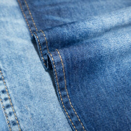 DL2005AW Легкая прозрачная хлопковая темно-синяя джинсовая ткань для рубашек