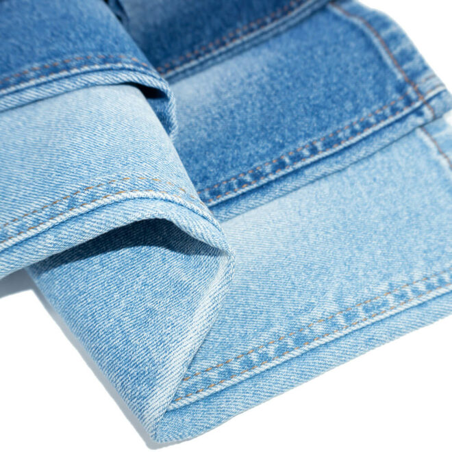 DV3002-3RF Low Wash Shrinkage of Deep Indigo Cotton Stretch Denim Fabric-10