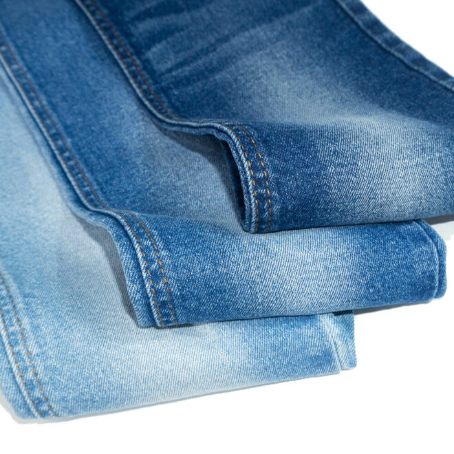 DV3002-3RF Low Wash Shrinkage of Deep Indigo Cotton Stretch Denim Fabric-14