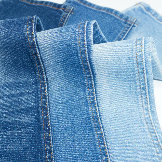 DV3002-3RF Low Wash Shrinkage of Deep Indigo Cotton Stretch Denim Fabric-15