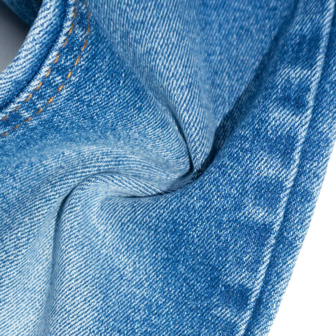 DV3002-3RF Low Wash Shrinkage of Deep Indigo Cotton Stretch Denim Fabric-4