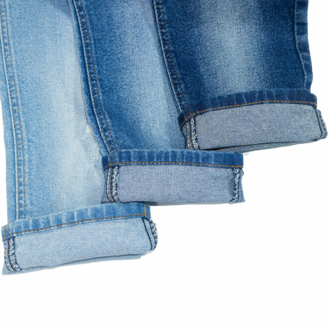 DV3002-3RF Low Wash Shrinkage of Deep Indigo Cotton Stretch Denim Fabric-5