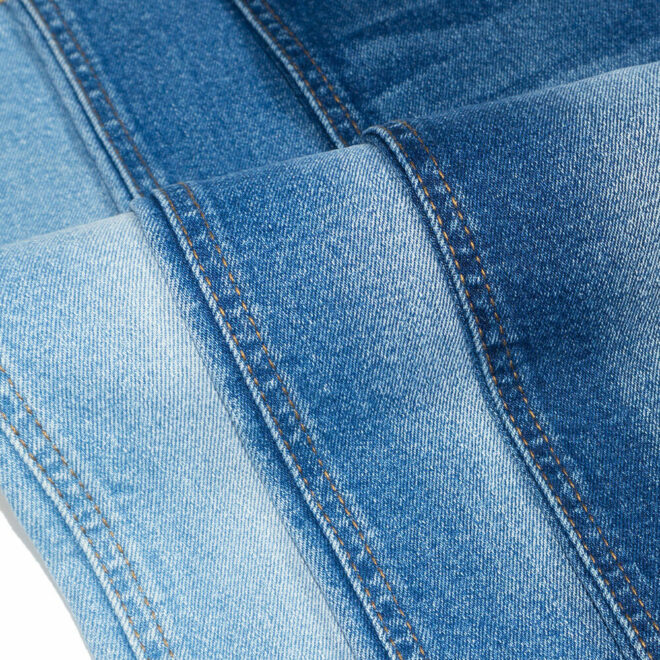 DV3002-3RF Low Wash Shrinkage of Deep Indigo Cotton Stretch Denim Fabric-6