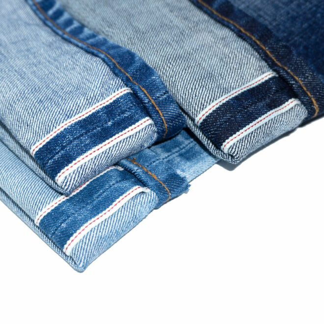 SL007 US BCI cotton Non-stretch Selvedge denim Fabrics for Apparel Jeans-4