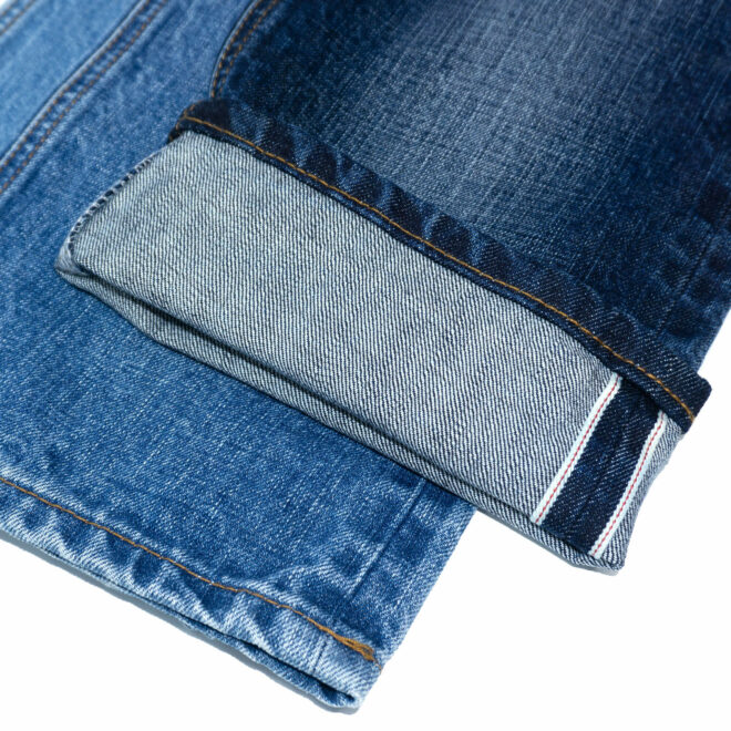SL007 US BCI cotton Non-stretch Selvedge denim Fabrics for Apparel Jeans-5