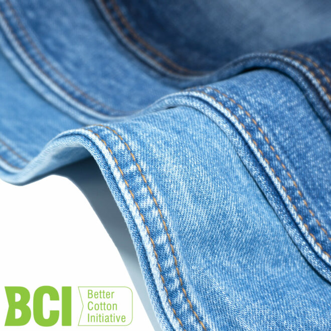 SL007 US BCI cotton Non-stretch Selvedge denim Fabrics for Apparel Jeans-8