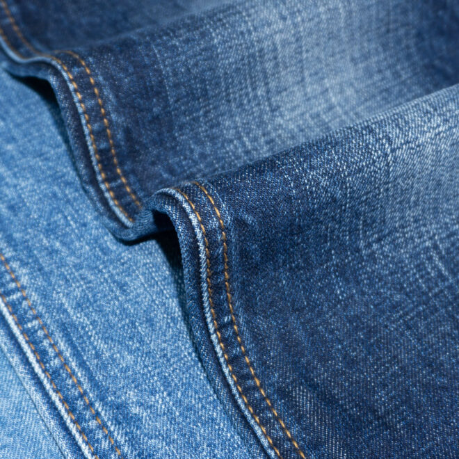 SL007 US BCI cotton Non-stretch Selvedge denim Fabrics for Apparel Jeans-9
