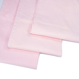 WX0683PR1 Tissu denim rose lavable tissé en sergé 70% Coton