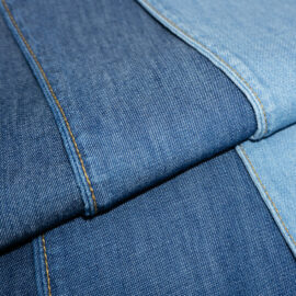 WX1815W Vải denim siêu nhẹ cotton tinh khiết màu chàm trung bình