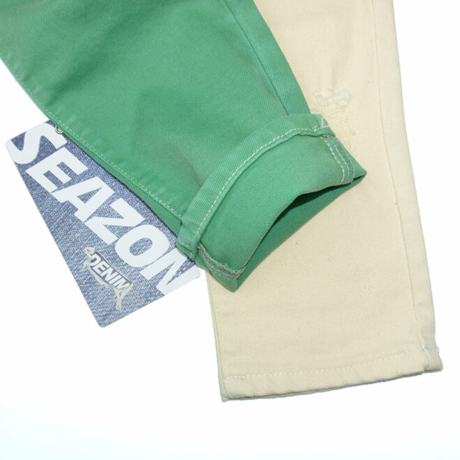 ZZ0402-T Ecru Raw Jeans Fabric 93% Cotton Stretch Denim Fabric-8