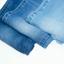 ZZ0824 Экологически чистая легкая дышащая джинсовая ткань из лиоцелла и тенселя