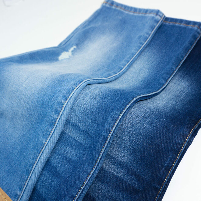 ZZ1239 Skin Friendly High Elastic 4 Way Stretch Denim Fabric for Jeans-5