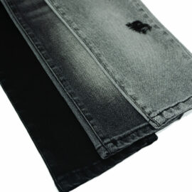 ZZ1332 360 Active Freedom Black Color 4 Way Stretch Denim Fabric