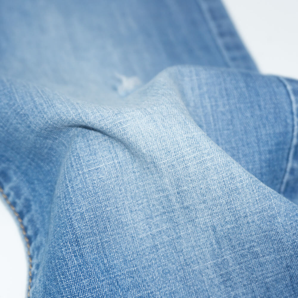 Tessuto Jeans Di Cotone 8-OZ Nero