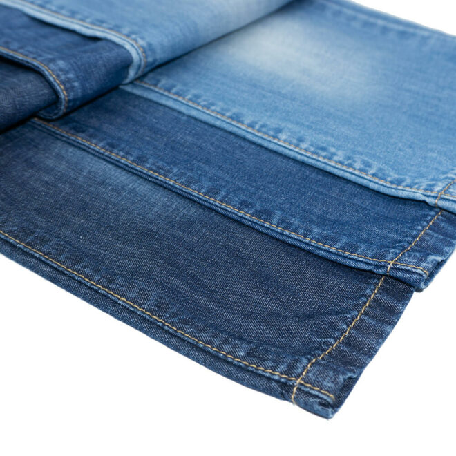 ZZ1373 5.3 oz Lightweight 1% Hemp Denim Fabric for Women Shirts-1