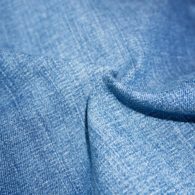 ZZ1373 5.3 oz Lightweight 1% Hemp Denim Fabric for Women Shirts-2